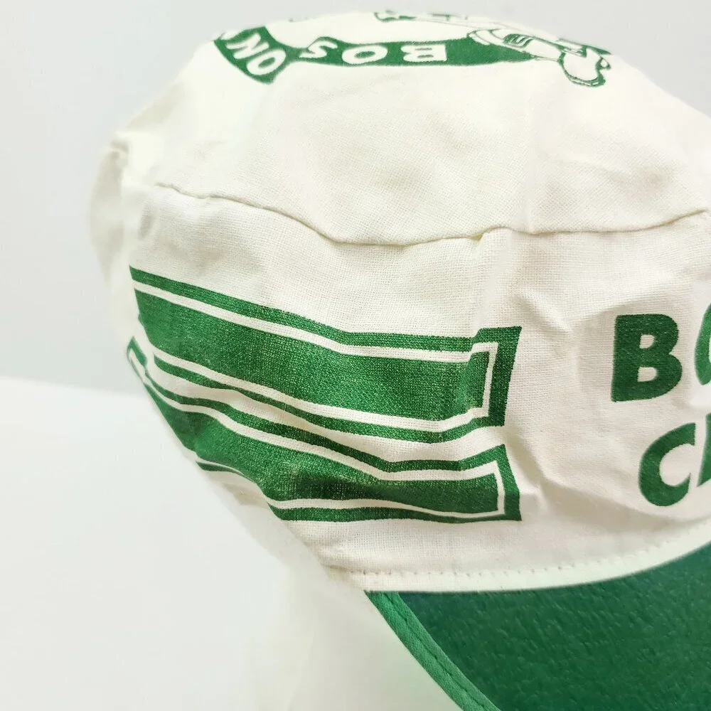 Boston Celtics Vintage Painter's Hat Cap 1981 NBA Champions Lucky Leprechaun